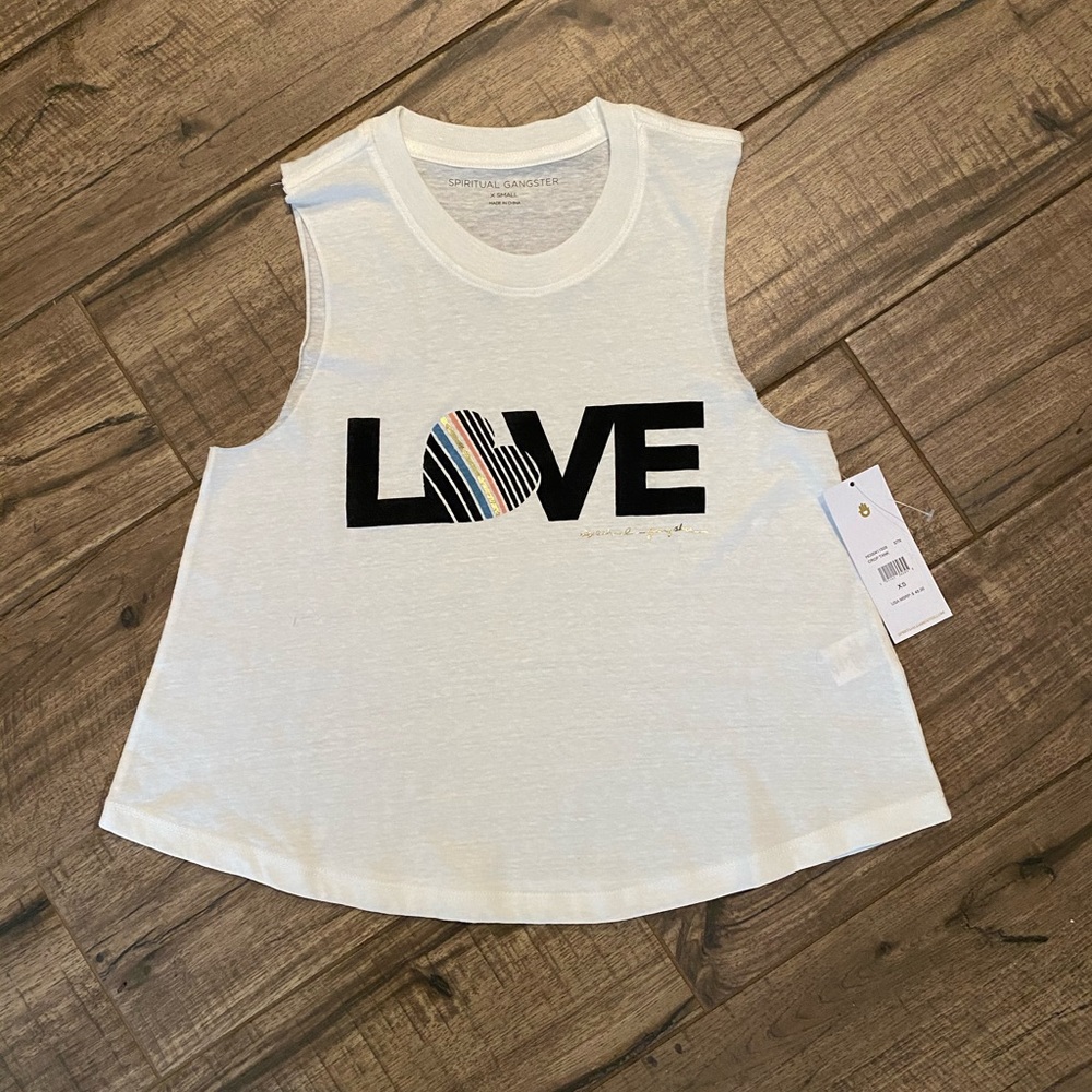 NWT Spiritual gangster crop tank💜